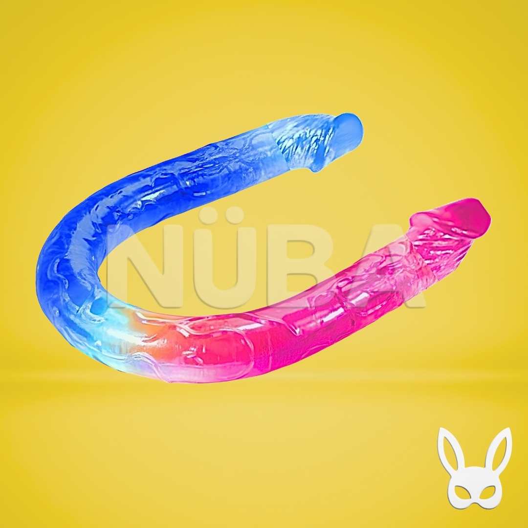 Dildo doble de silicona