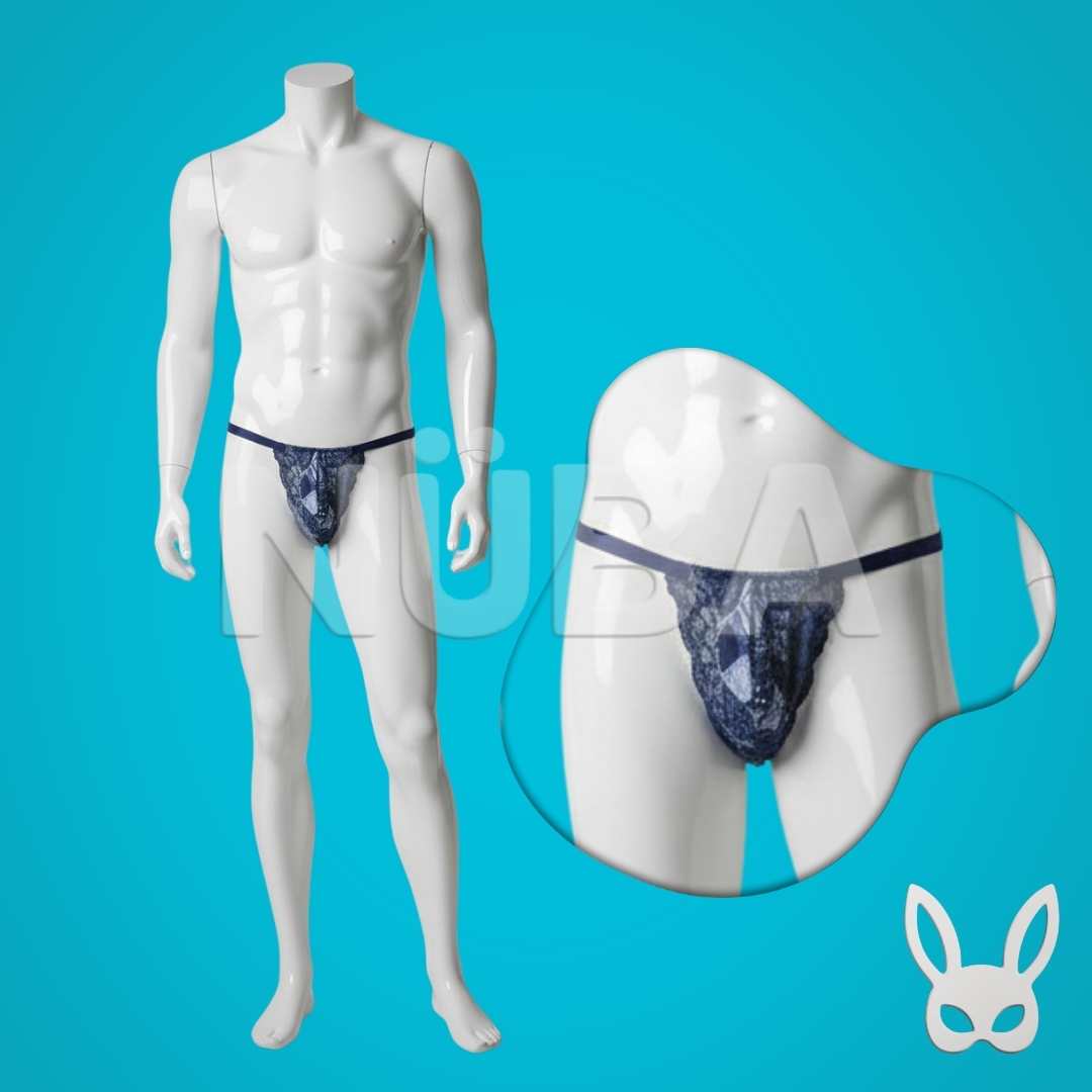 Tanga masculina azul