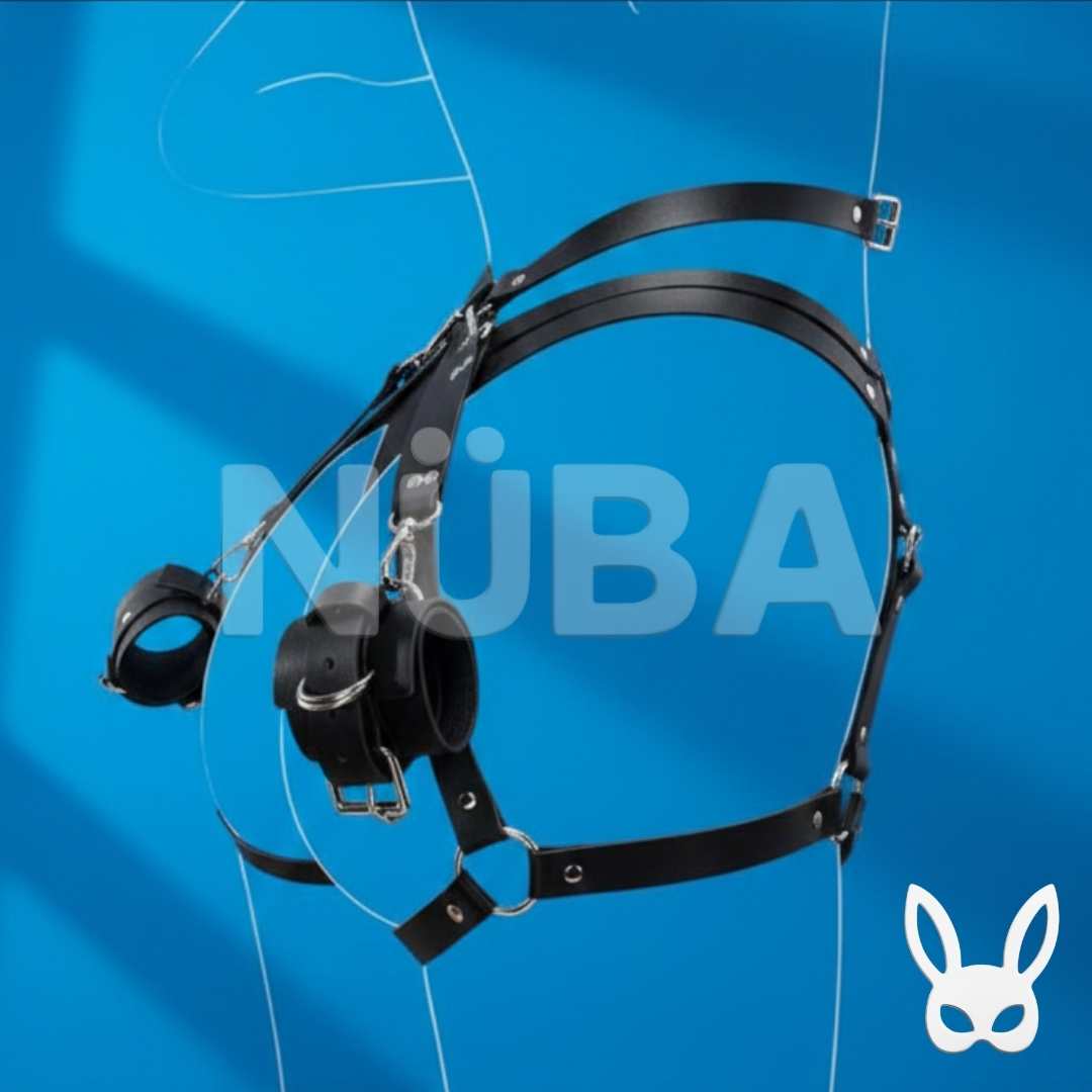 Arnés de cuero ajustable