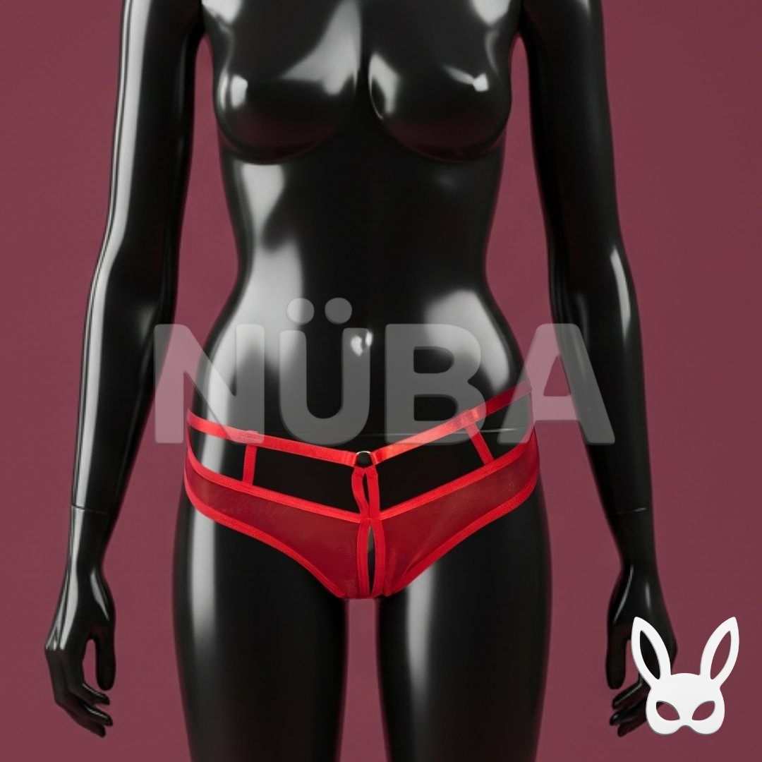 Panties de moñito rojo