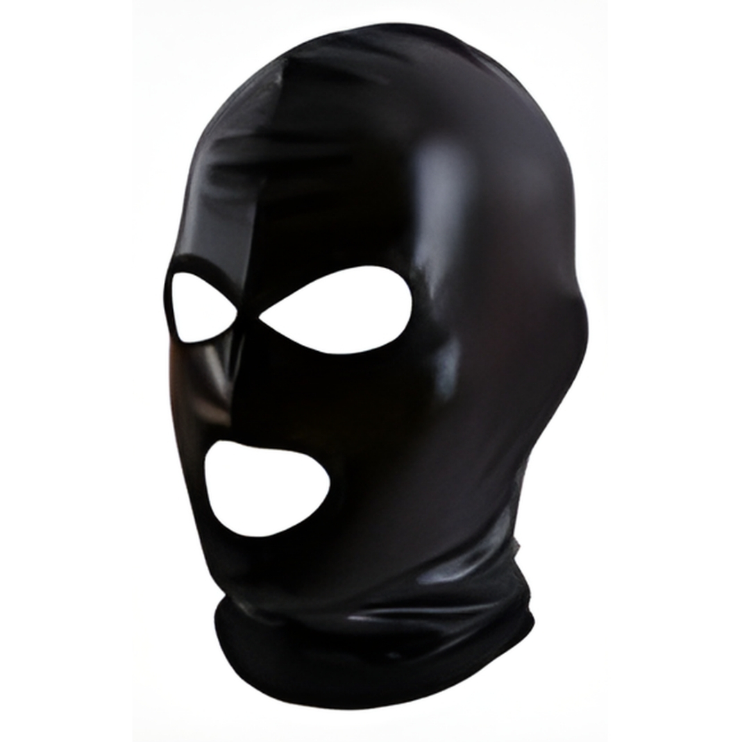 Máscara de látex negra