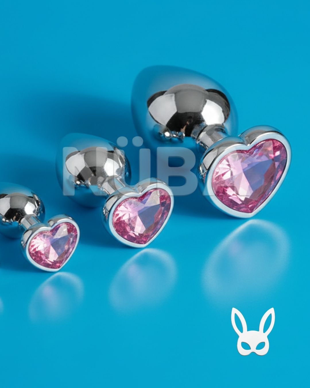 Plug anal metálico con joya