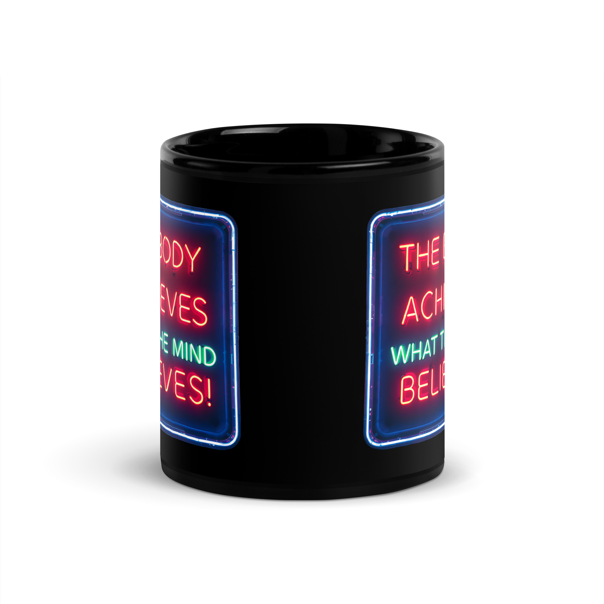 The Body Achieves, Mug