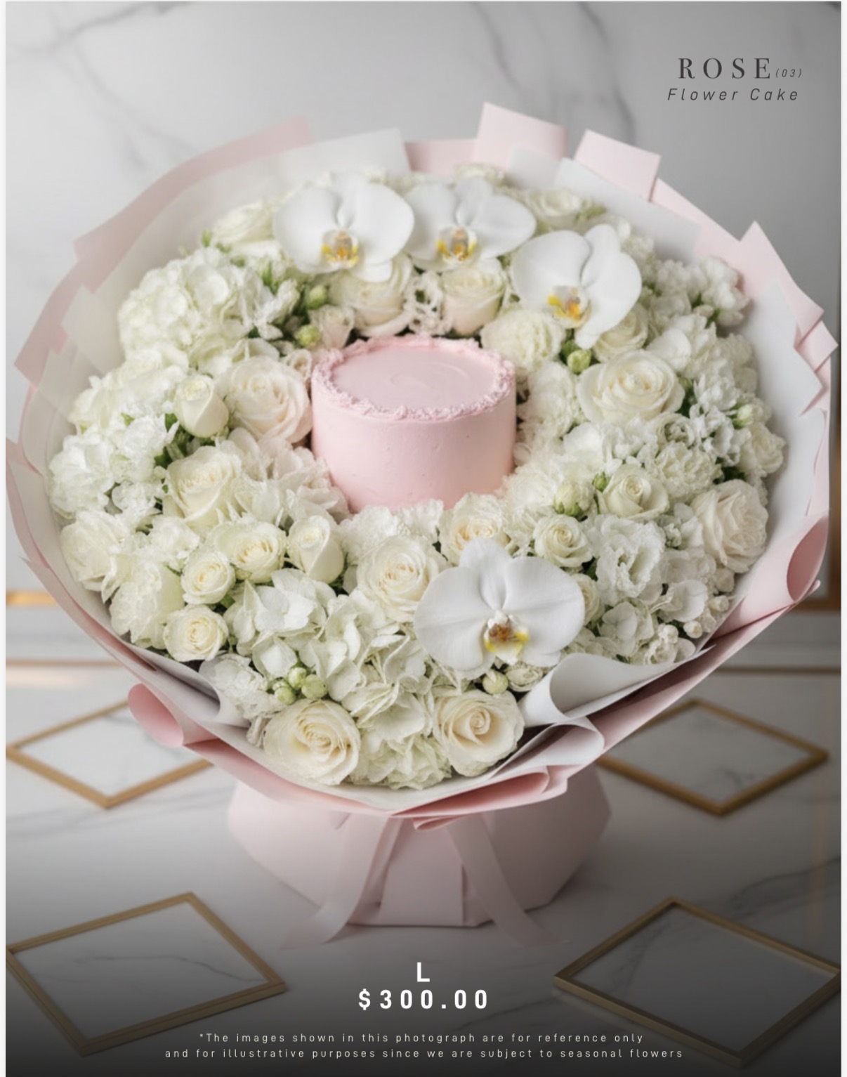 ROSE FLOWER CAKE