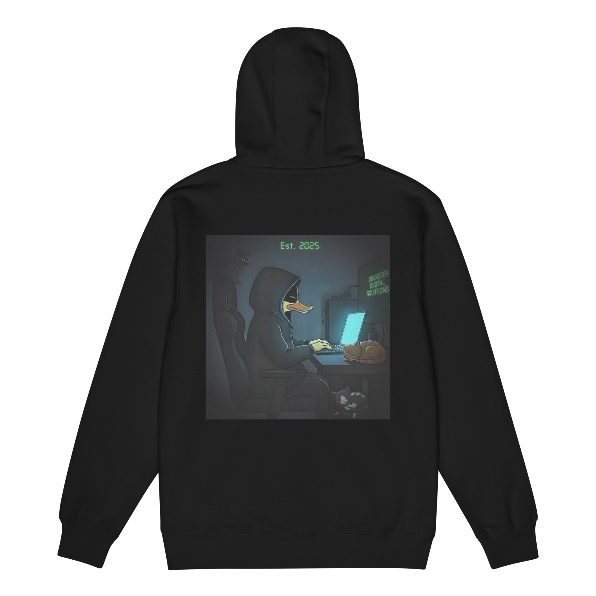 Duckster DS Est 2025 Premium full zip hoodie