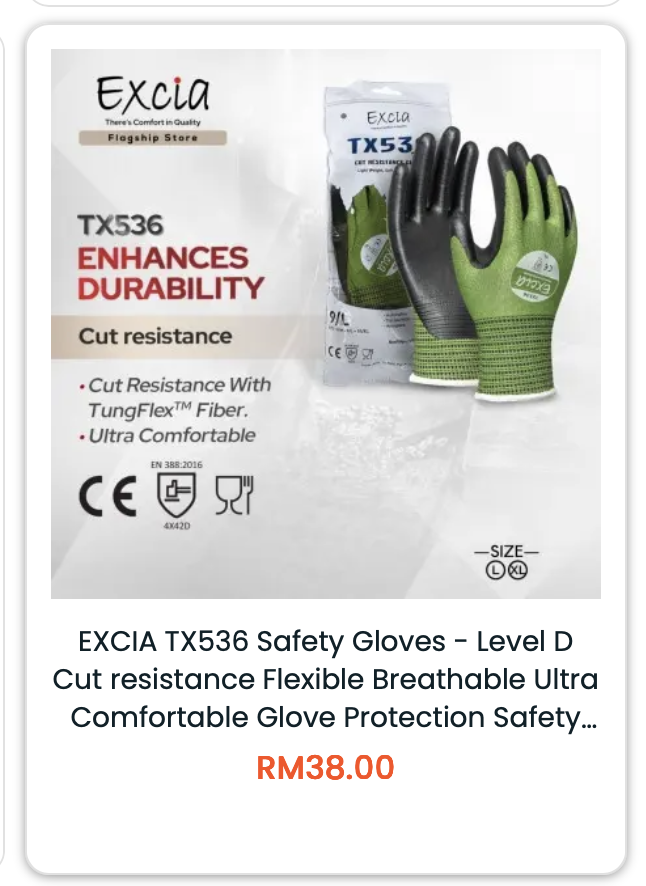 EXCIA TX536 Safety Gloves