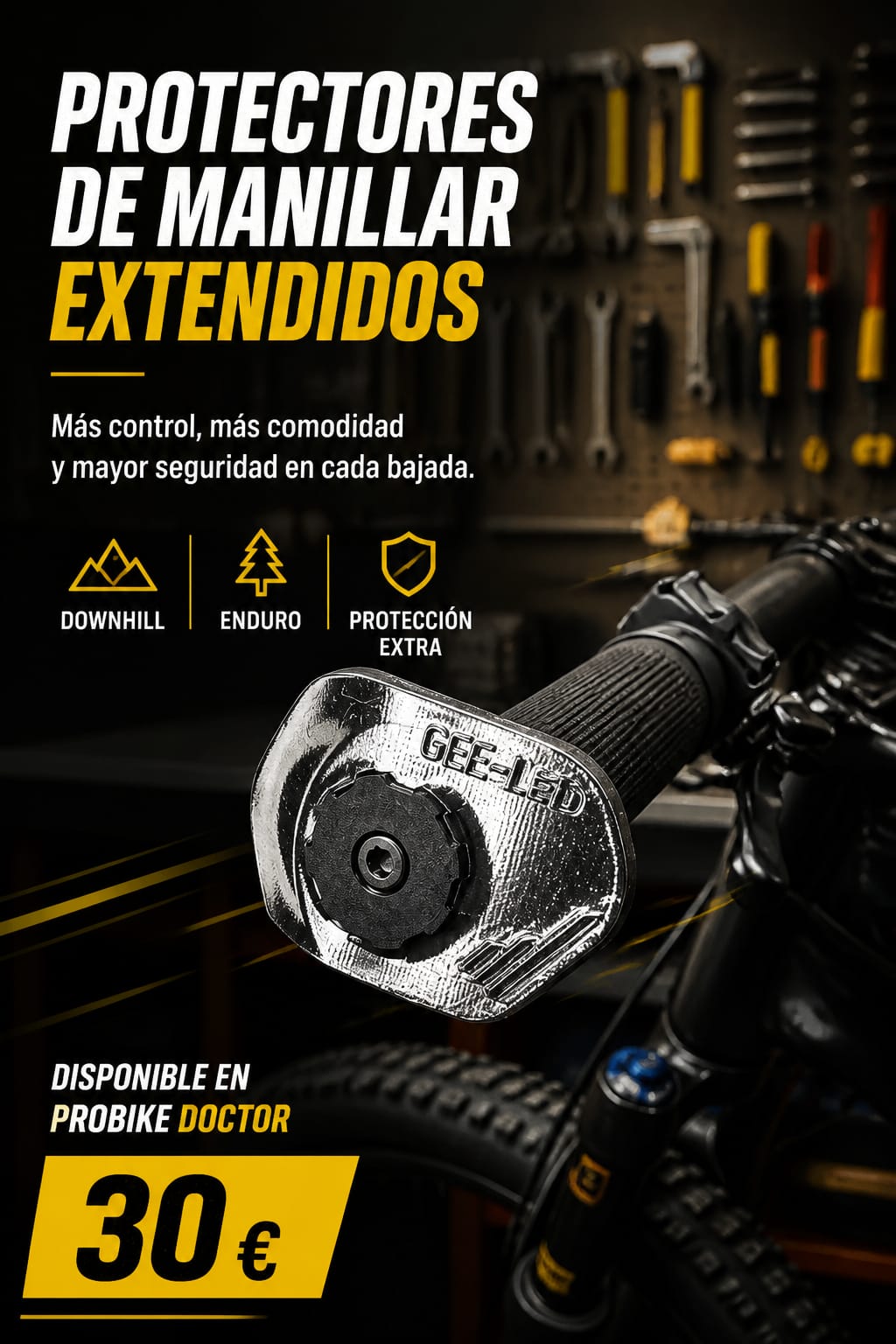 Protectores de manillar estenditos
