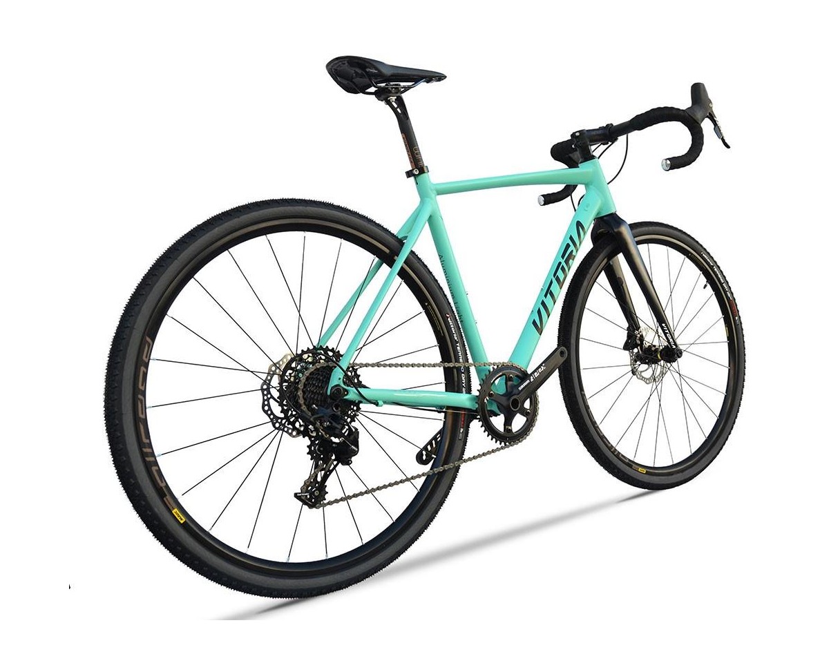 YXTRALIGHT EXPLORER GRAVEL SRAM APEX HIDRA 1X11 HIDRAULICO BICICLETA GRAVEL TURQUESA