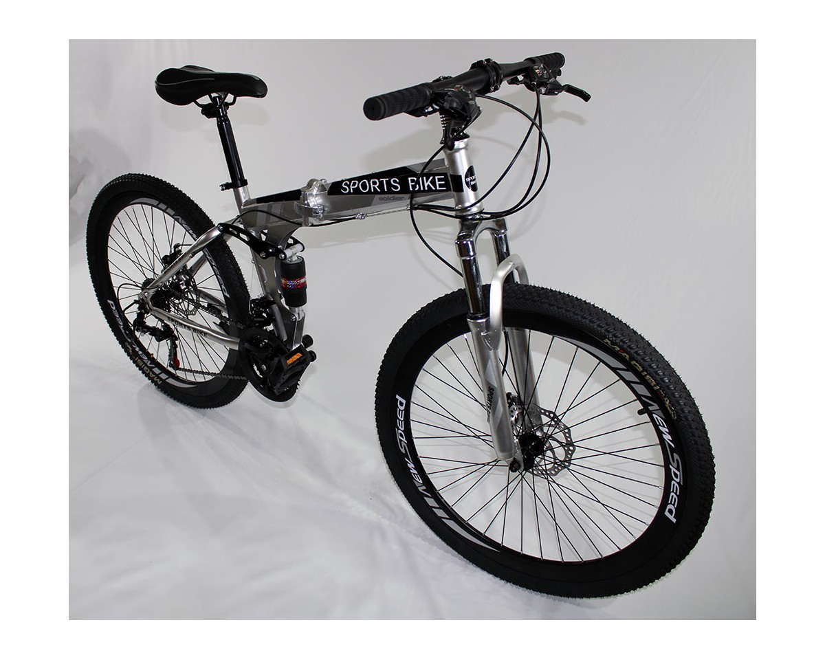 MTB-T006-R - Bicicleta Montaña Adulto Plata/Negro