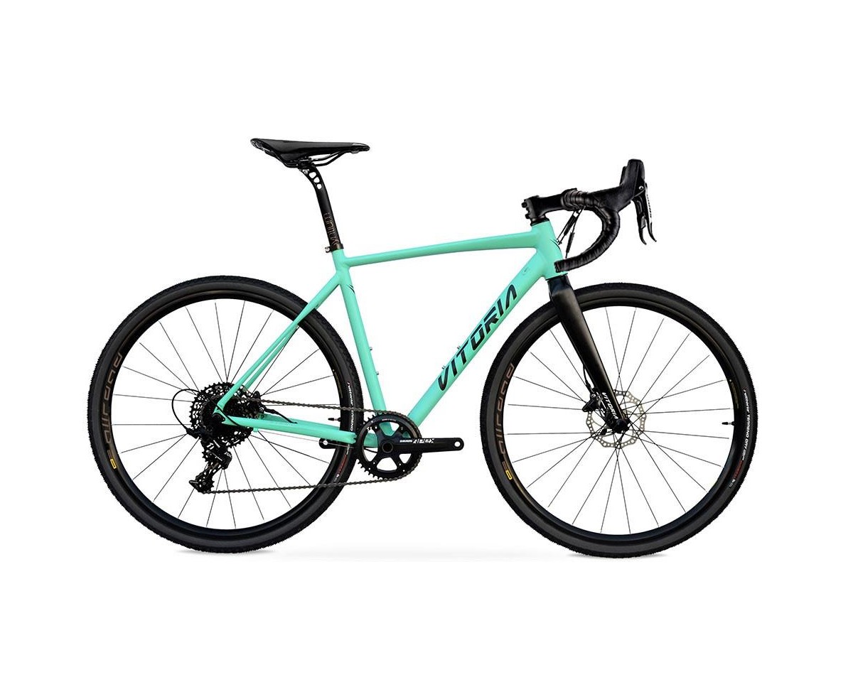 YXTRALIGHT EXPLORER GRAVEL SRAM APEX HIDRA 1X11 HIDRAULICO BICICLETA GRAVEL TURQUESA