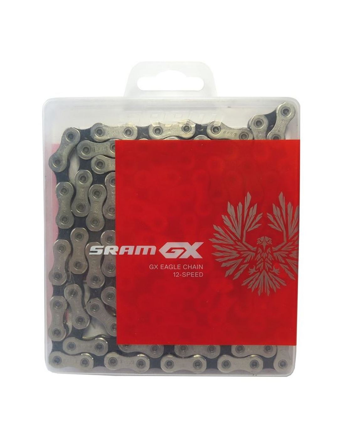 12v CADENA SRAM GX EAGLE SILVER 12V 126 ESLABONES