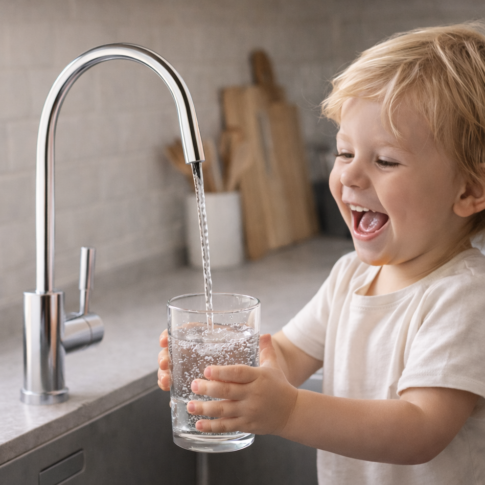 Ein - Weg - Wasserhahn