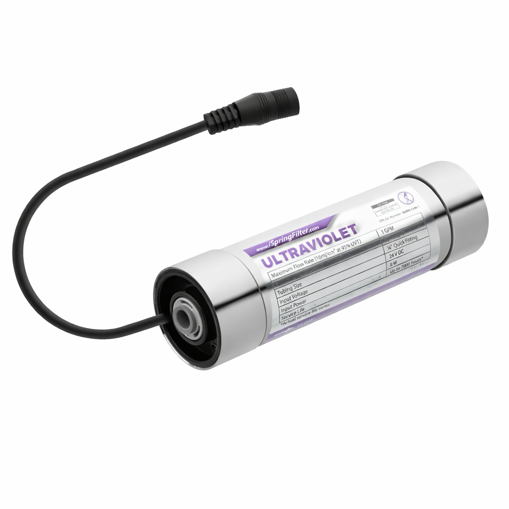 UV - Desinfektion für Untertisch - Trinkwasserfilteranlage