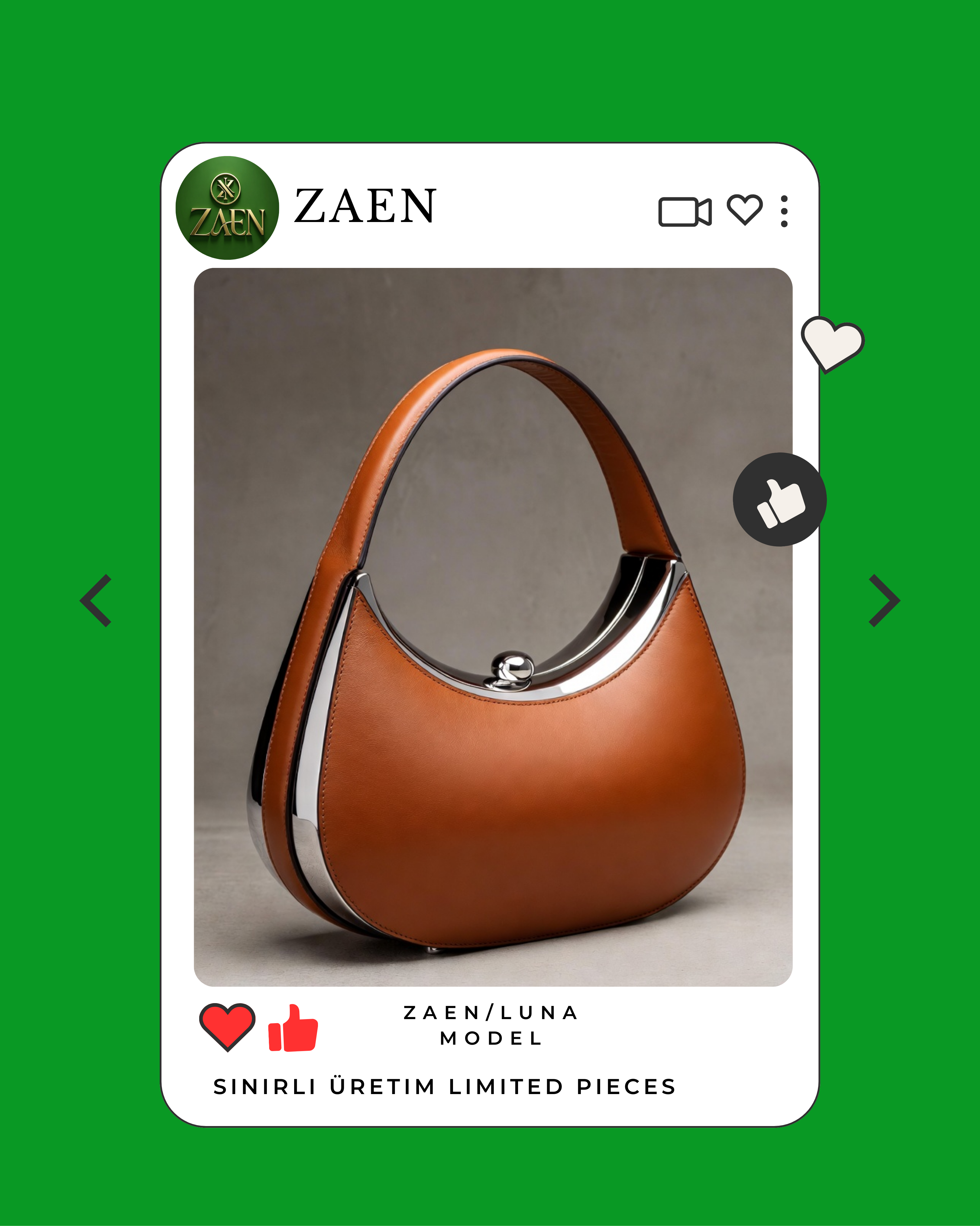 ONE MODELİ HAKİKİ DERİ KANDIN ÇANTASI