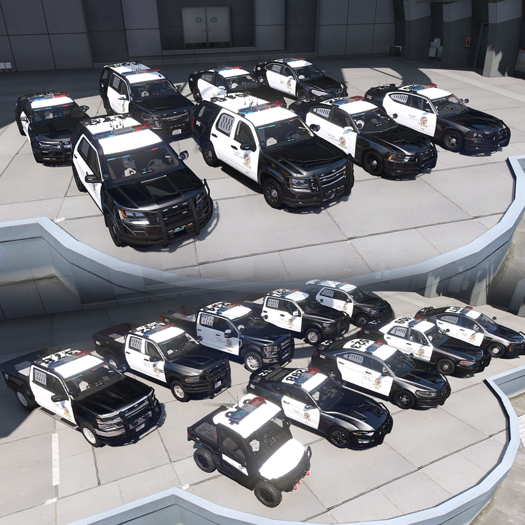18 Unmarked LSPD Vehicles | Police Car Collection | Functional Sirens | Roleplay Vehicles