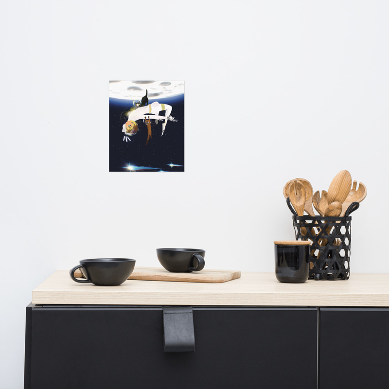 Disfrutando del espacio con los dos guardianes