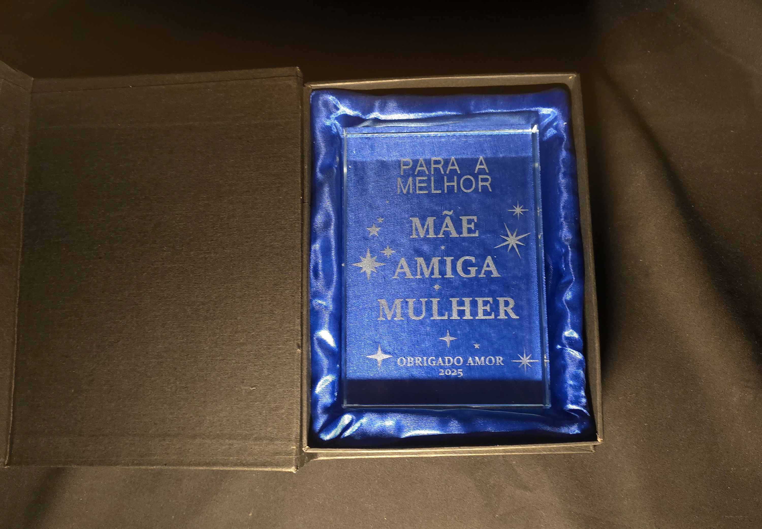 Placa de vidro Personalizada