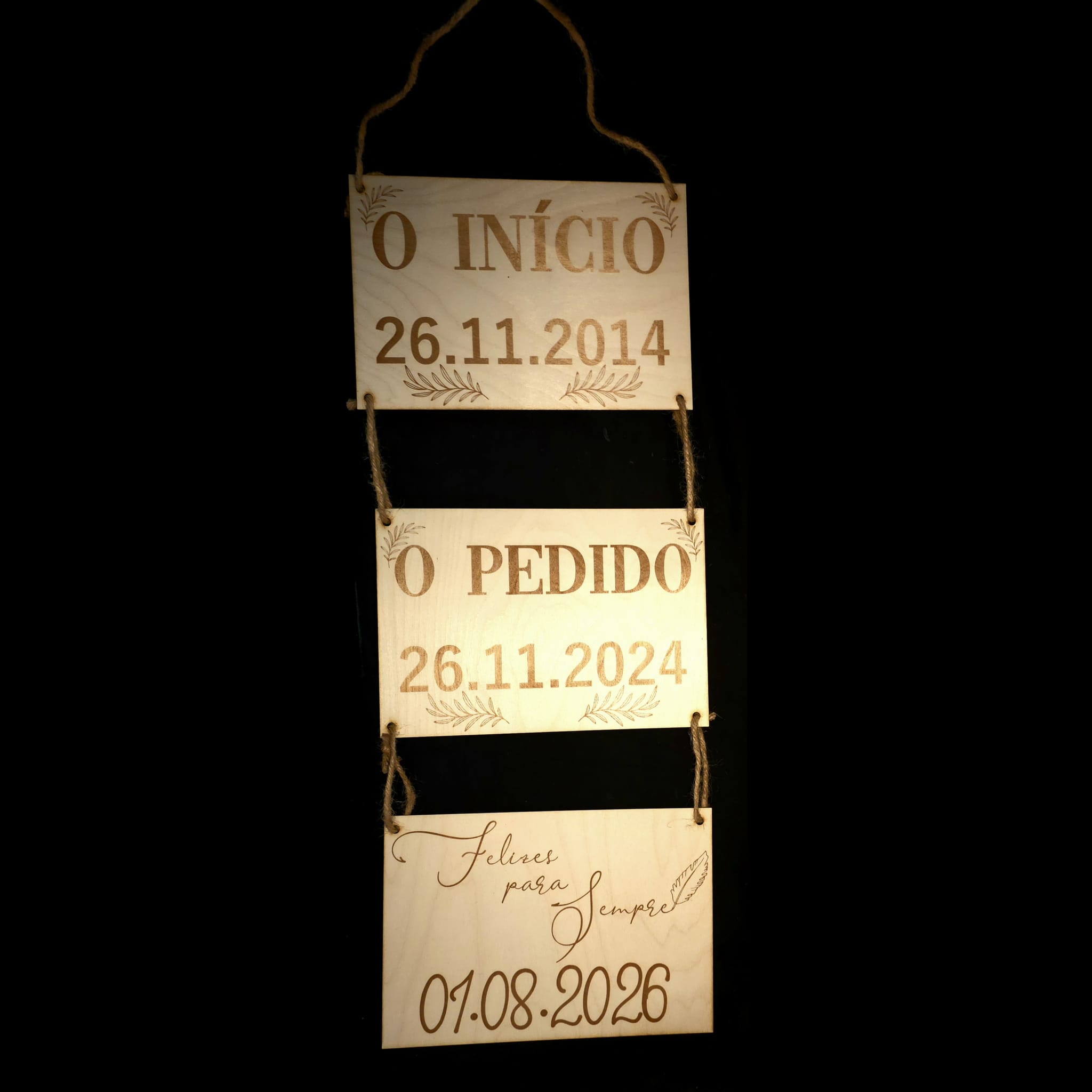 Placa comemorativas personalizadas