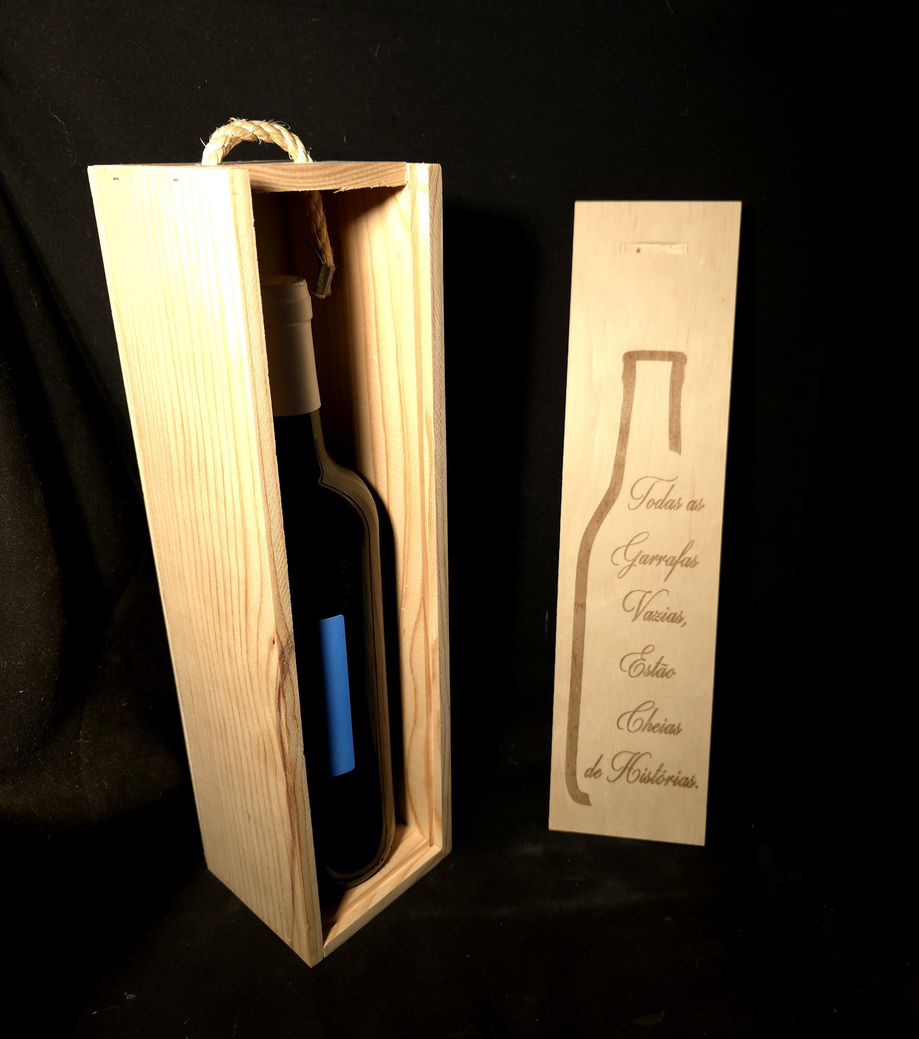 Caixa de madeira para vinho