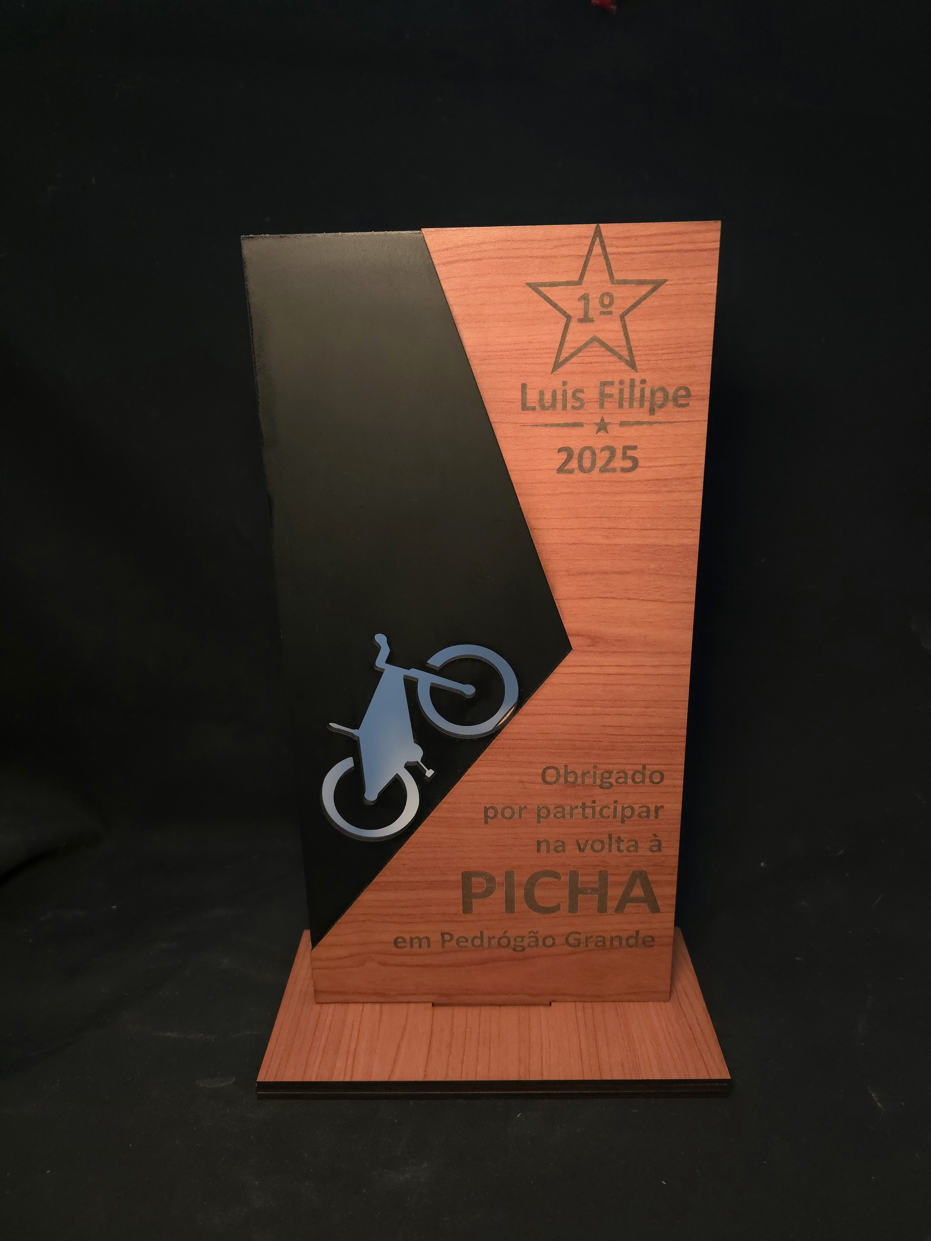 Troféu Personalizado de Mdf