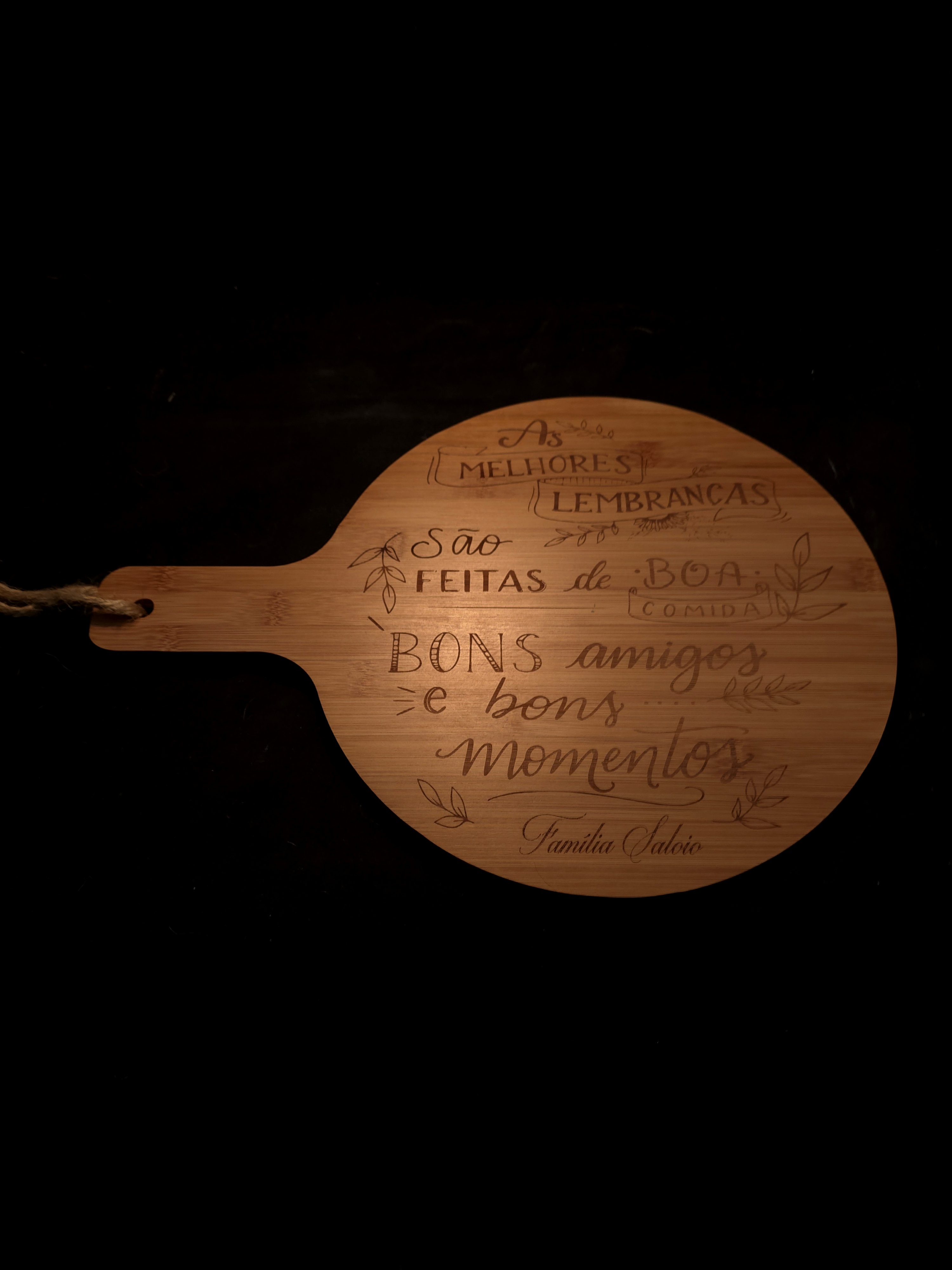 Tábua de serviço redonda