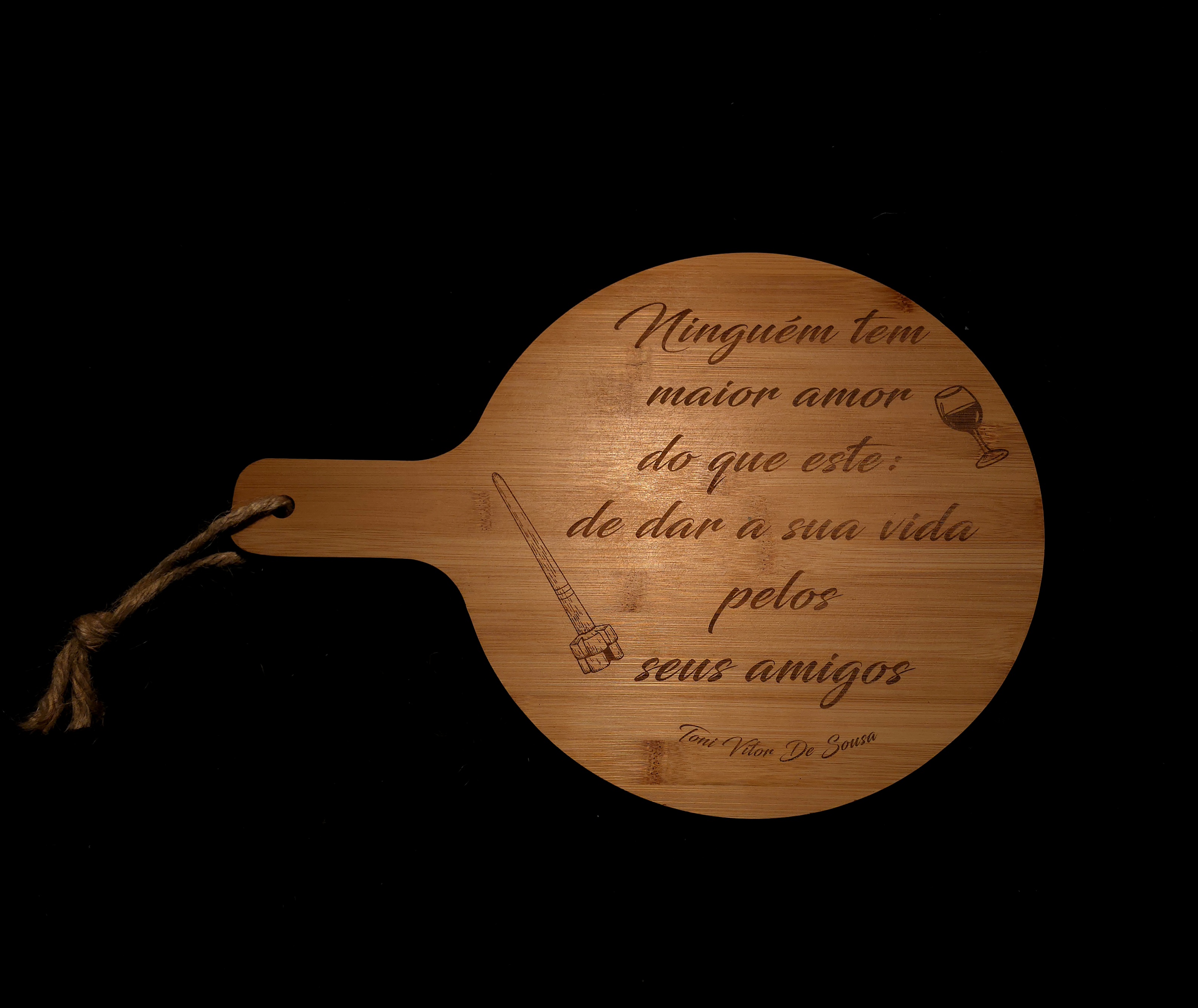 Tábua de serviço redonda