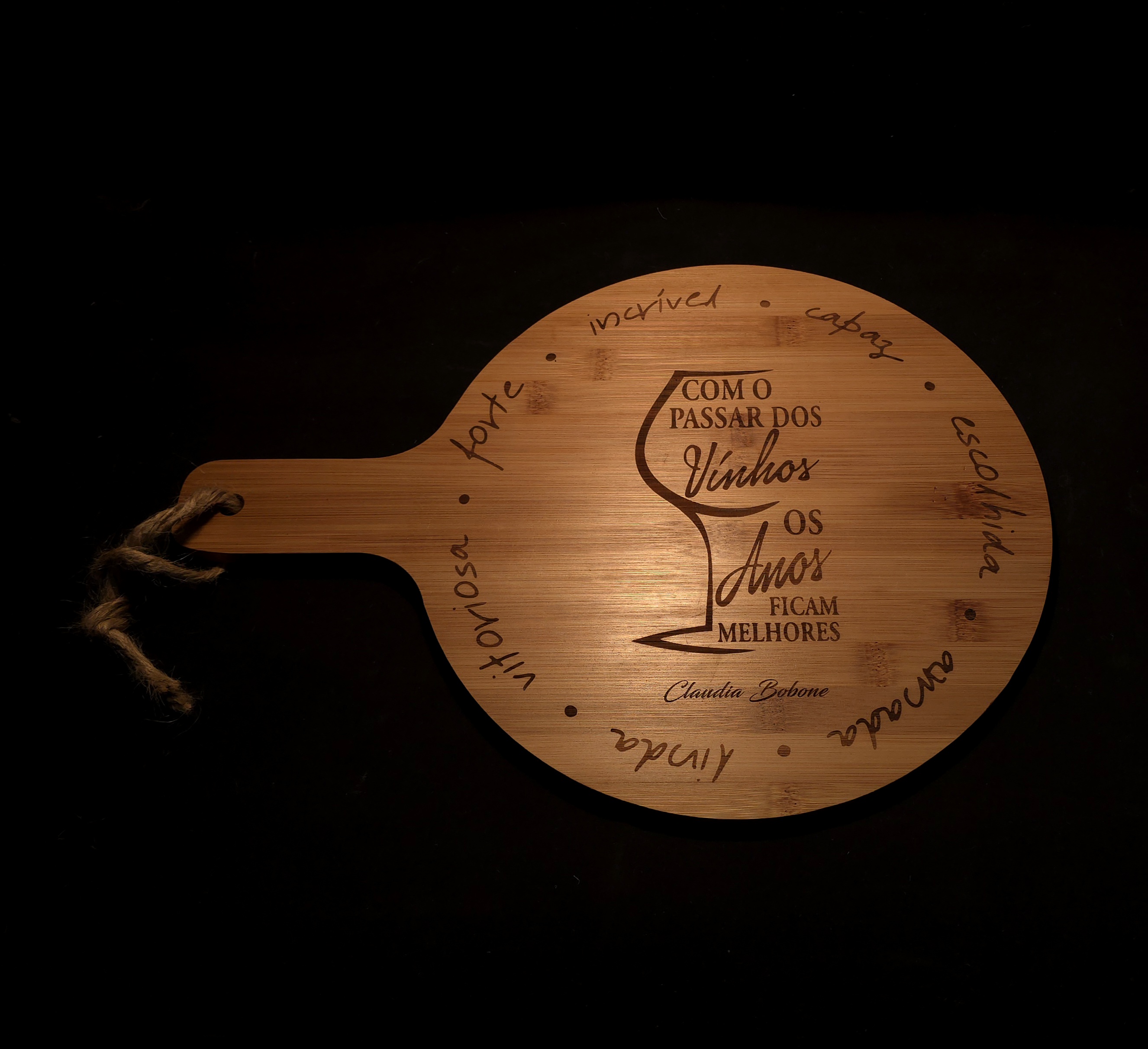 Tábua de serviço redonda