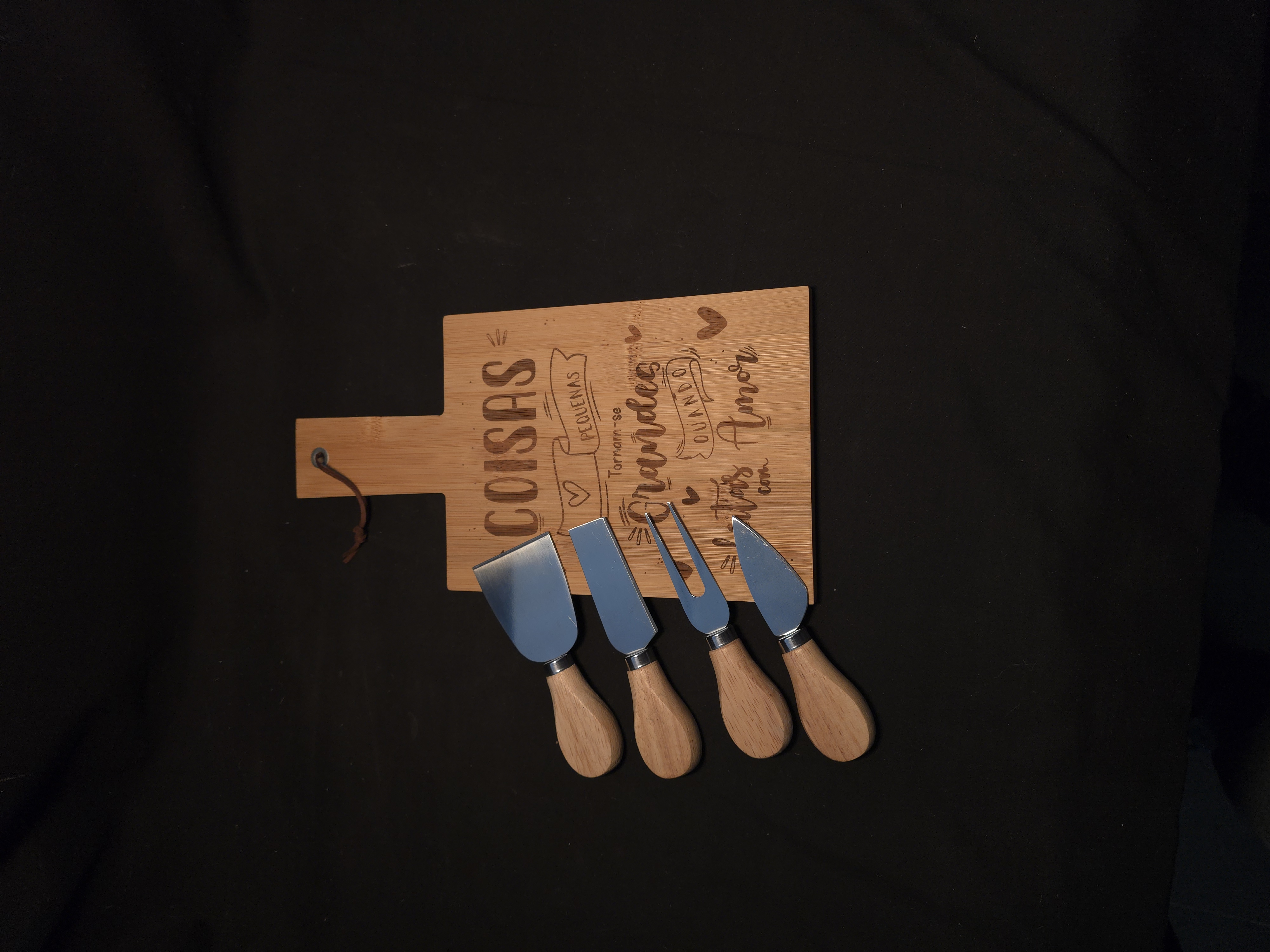 Conjunto queijo para mesa