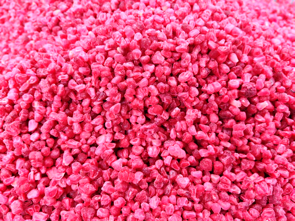 Pink Plastic Granules