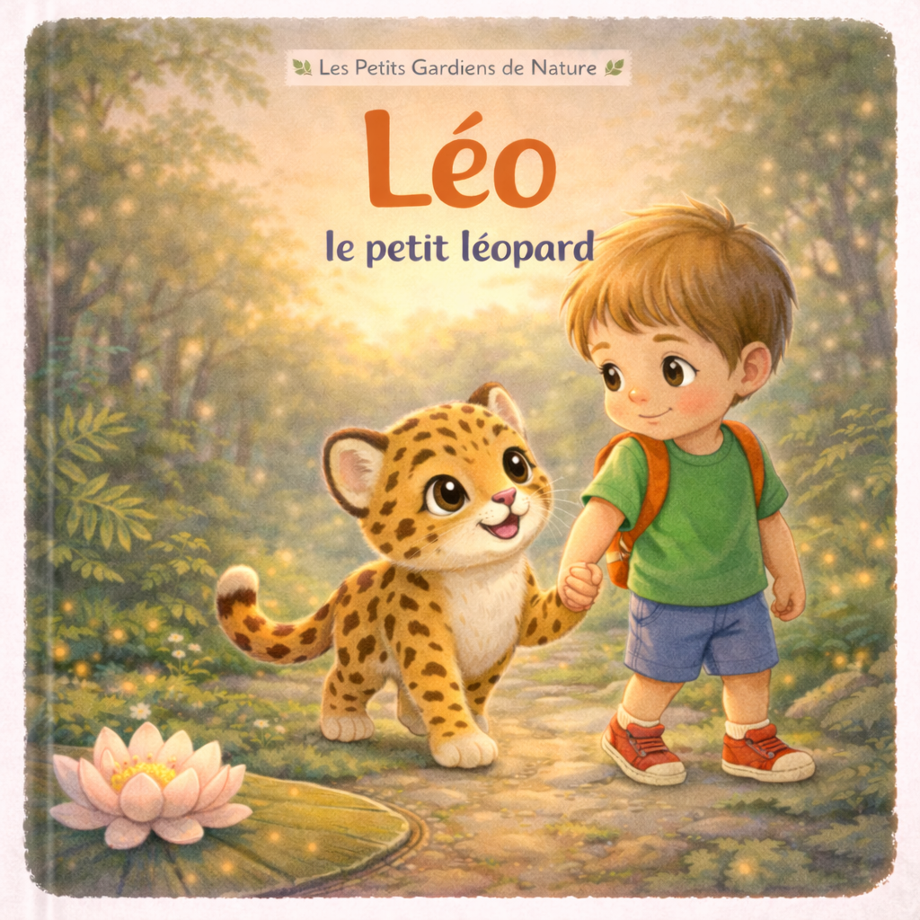Léo le petit léopard et le garçon qui avait perdu son chemin