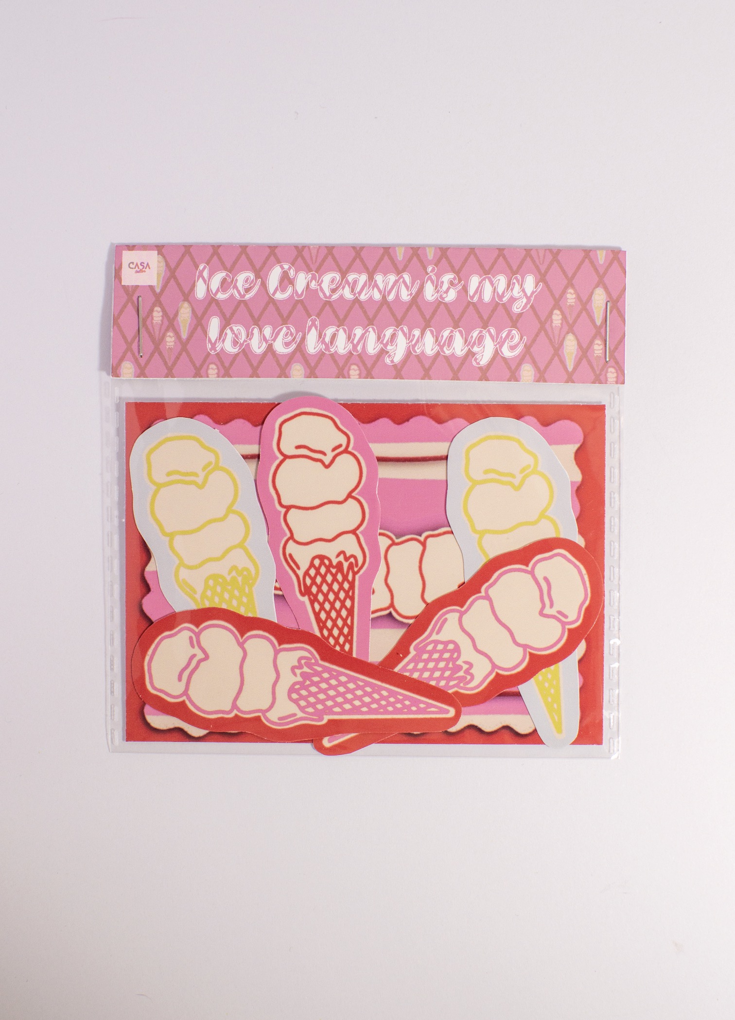Sticker Pack Ice Cream is my love language