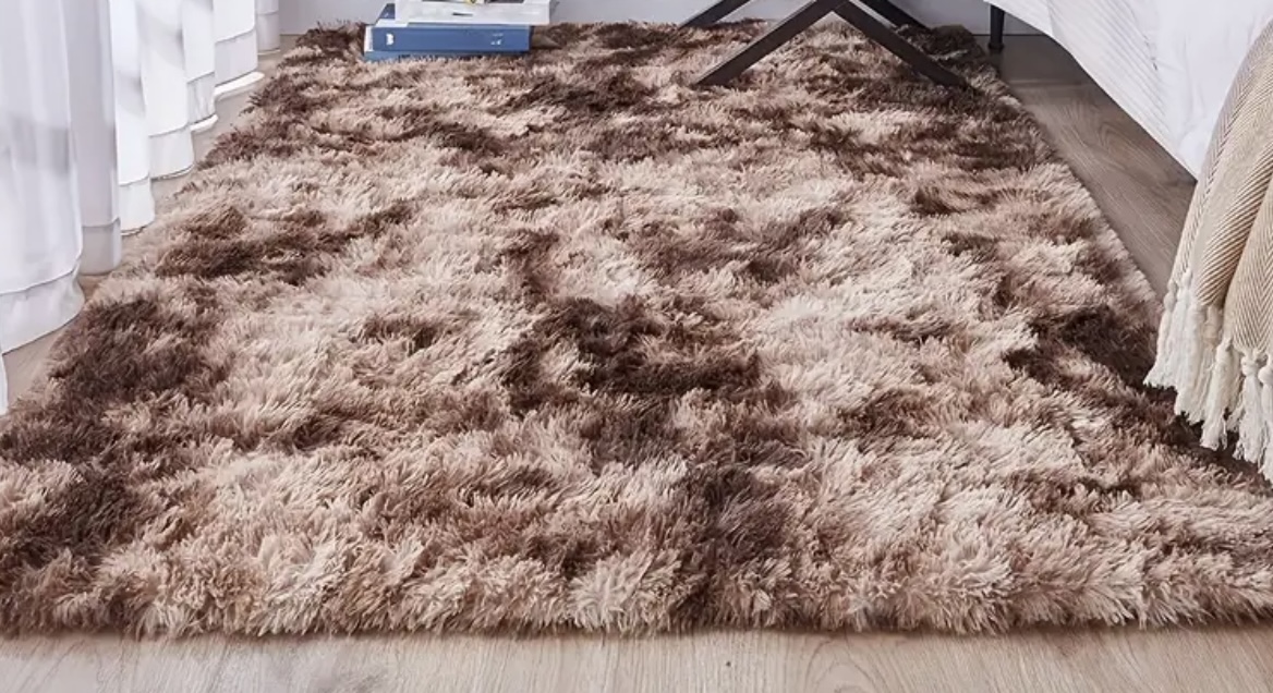 Plush Brown Area Rug