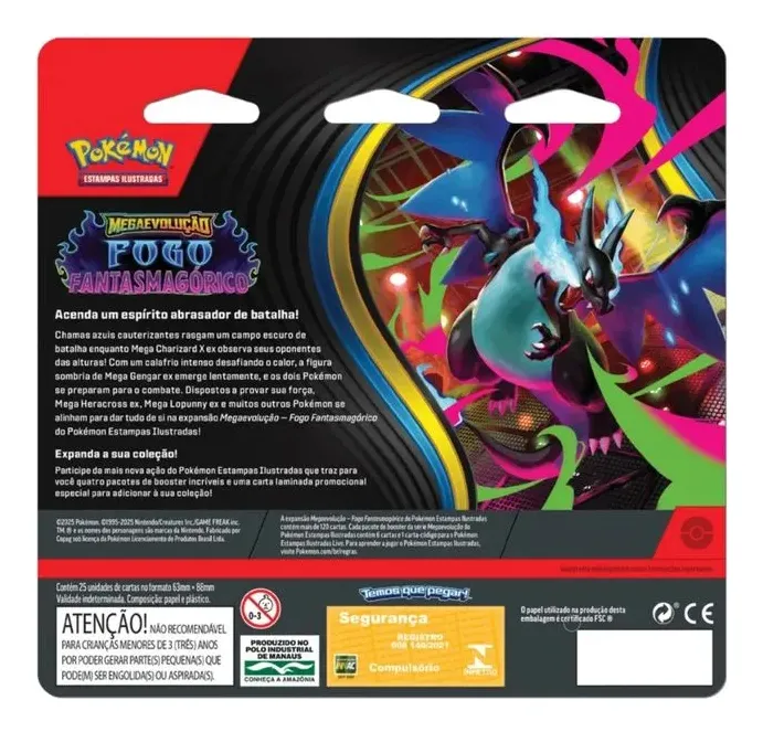 Blister Quadruplo Fogo Fantasmagórico Pokémon Tcg Sneasel Português