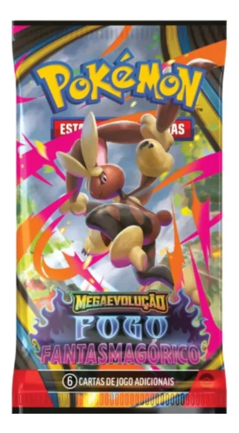 Blister Quadruplo Pokémon Megaevolução Fogo Fantasmagórico Weavile Português