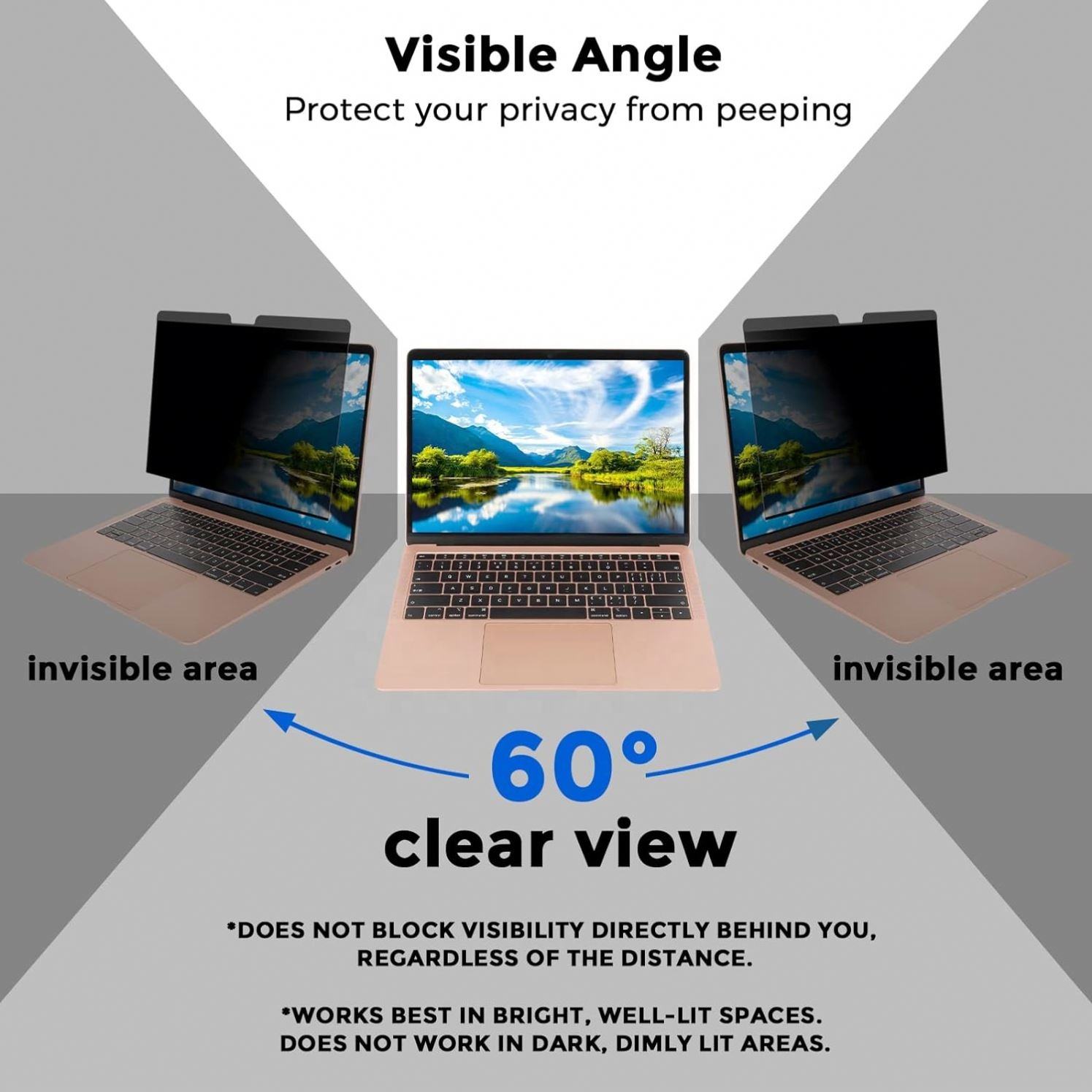 Godrift Clarity X Series Magnetic Privacy Filter For Macbook Air / Pro 13 inch