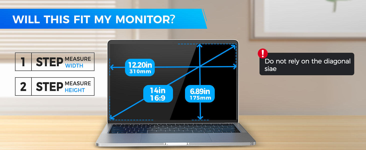 Godrift Clarity X Series Magnetic Privacy Filter For Macbook Air 15 inch