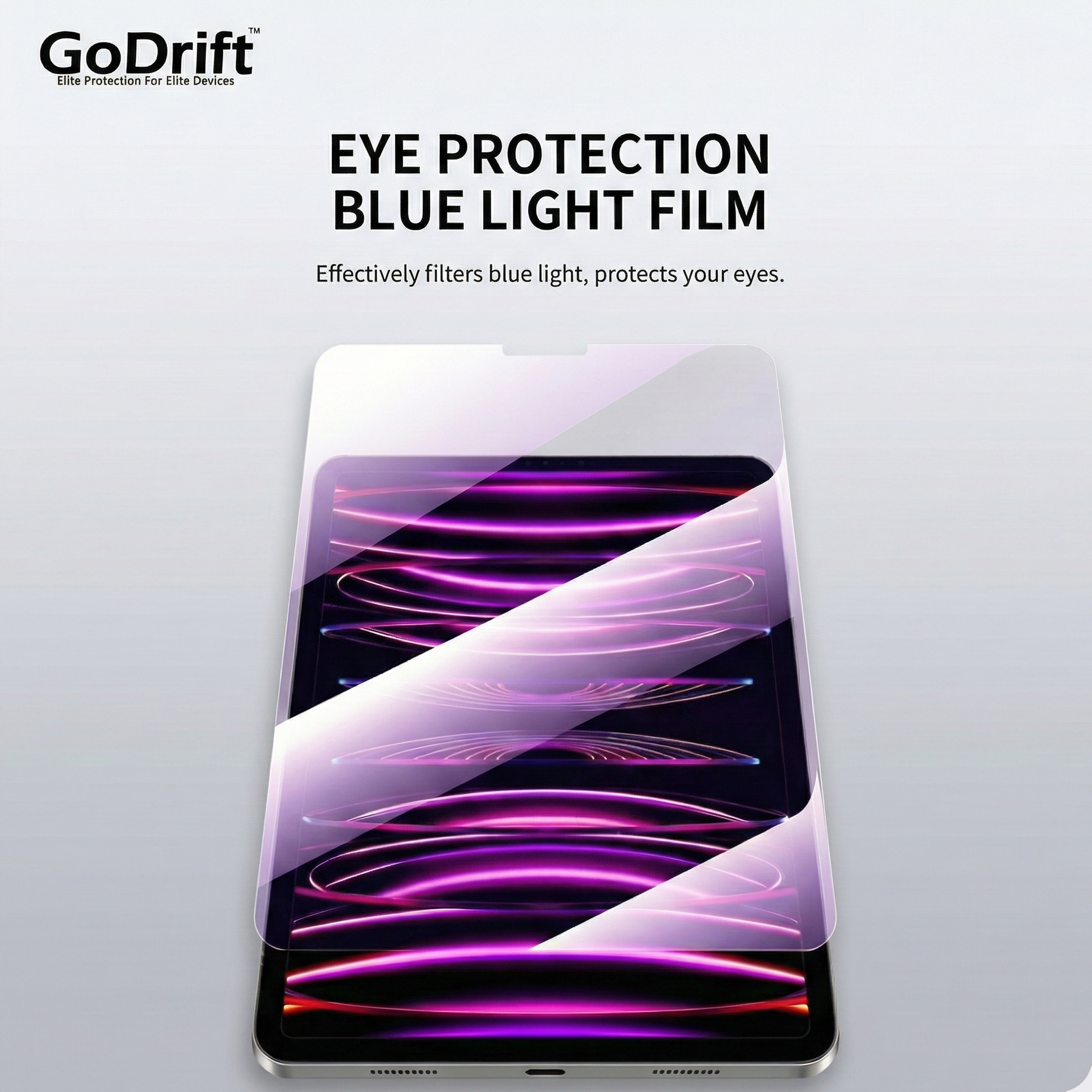 GoDrift Snapfit Temperedglass For  iPad Air 13 inch 2025- Clear