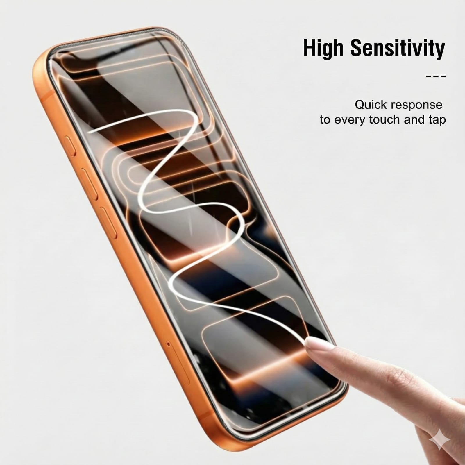 GoDrift Snapfit Temperedglass For  iPhone 17- Clear