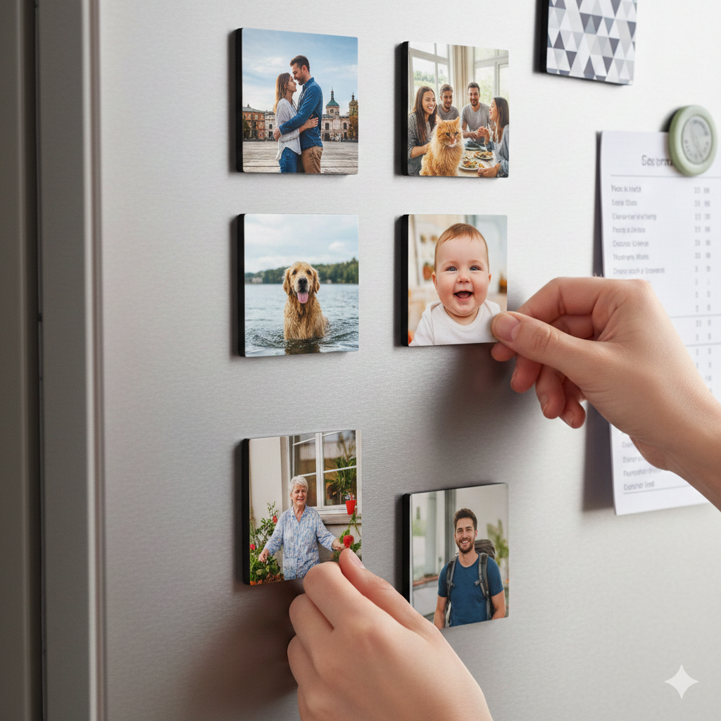 Fridge Photo Magnets - Set of 2