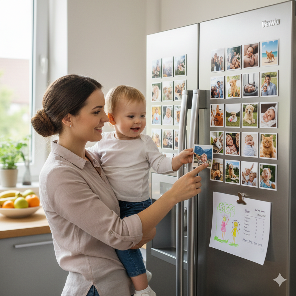 Fridge Photo Magnet - Set of 10