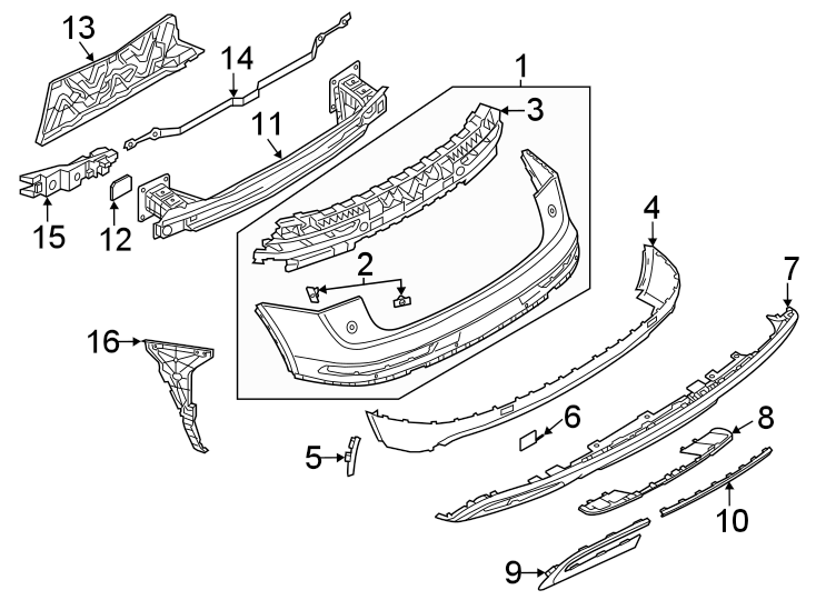 AUDI AFTERMARKET PART - 80A807067GGRU - Q5 BUMPER COVER (UPPER)