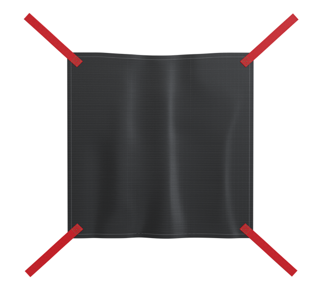 BRIDGEHILL - LITHIUM BATTERY FIRE BLANKET S - 5.9 x 5.9 ft. | ± 1,8 x 1,8 m