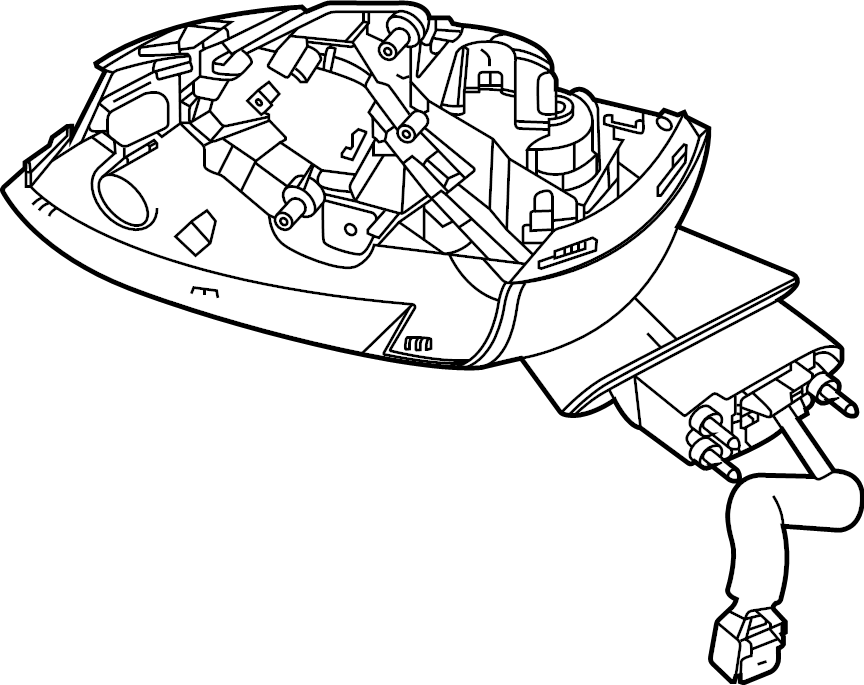 AUDI GENUINE PART - 8Y1857409A9B9 - DOOR MIRROR