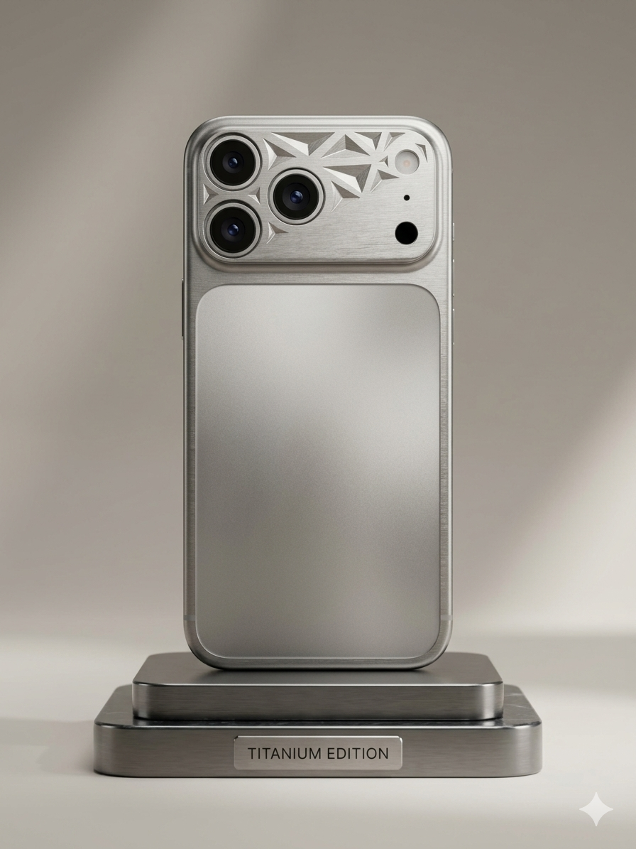 Custom titanium camera Lens protector 
