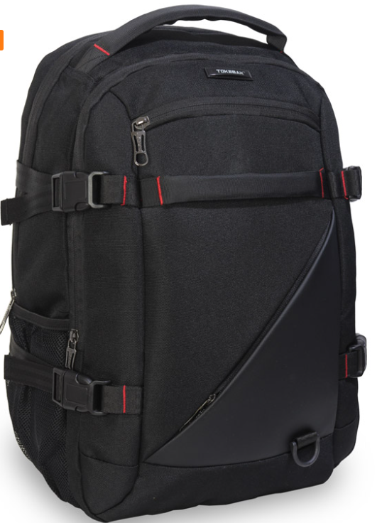 Mochila negra multiusos