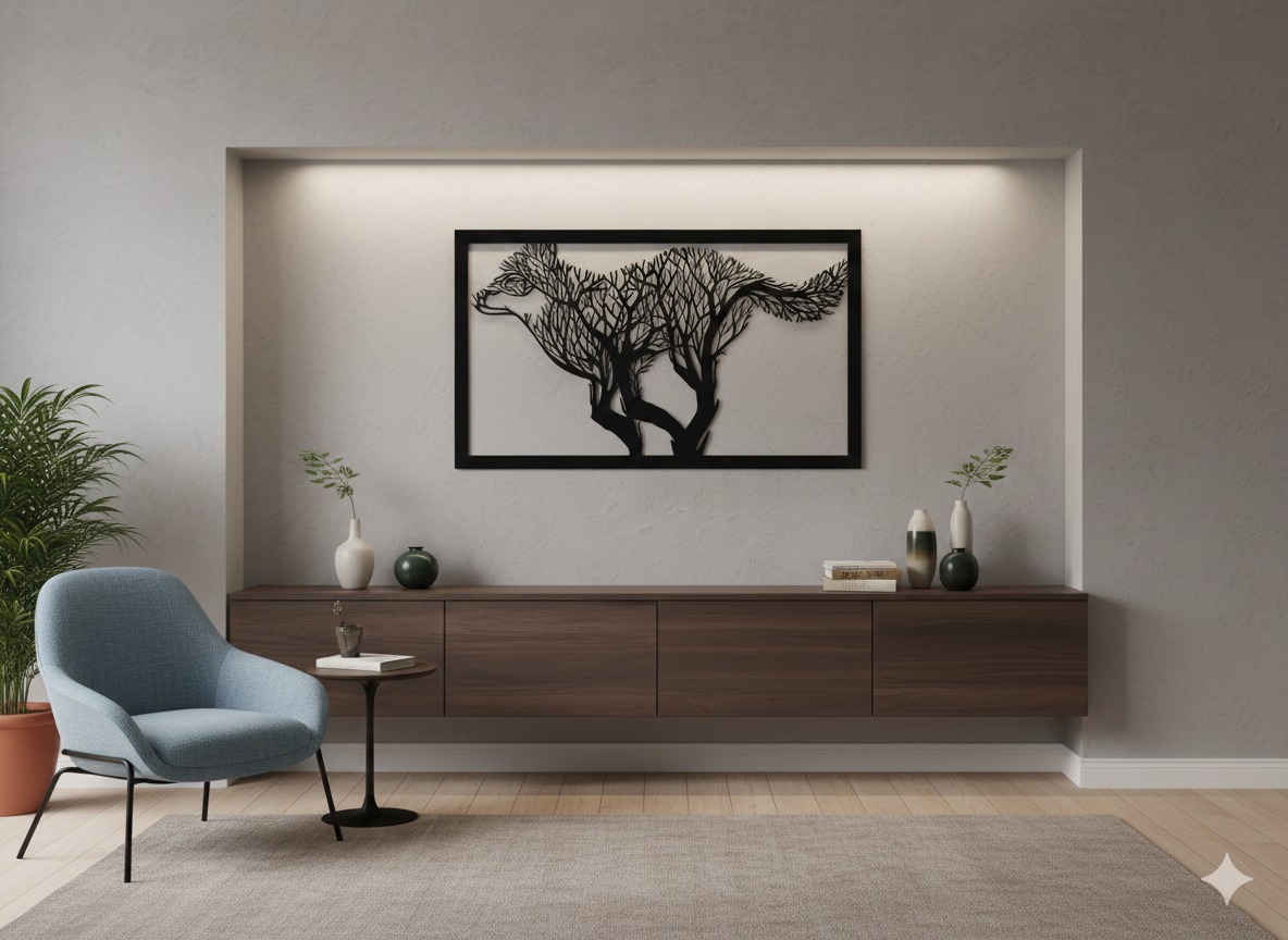 لوحة خشبية فريدة