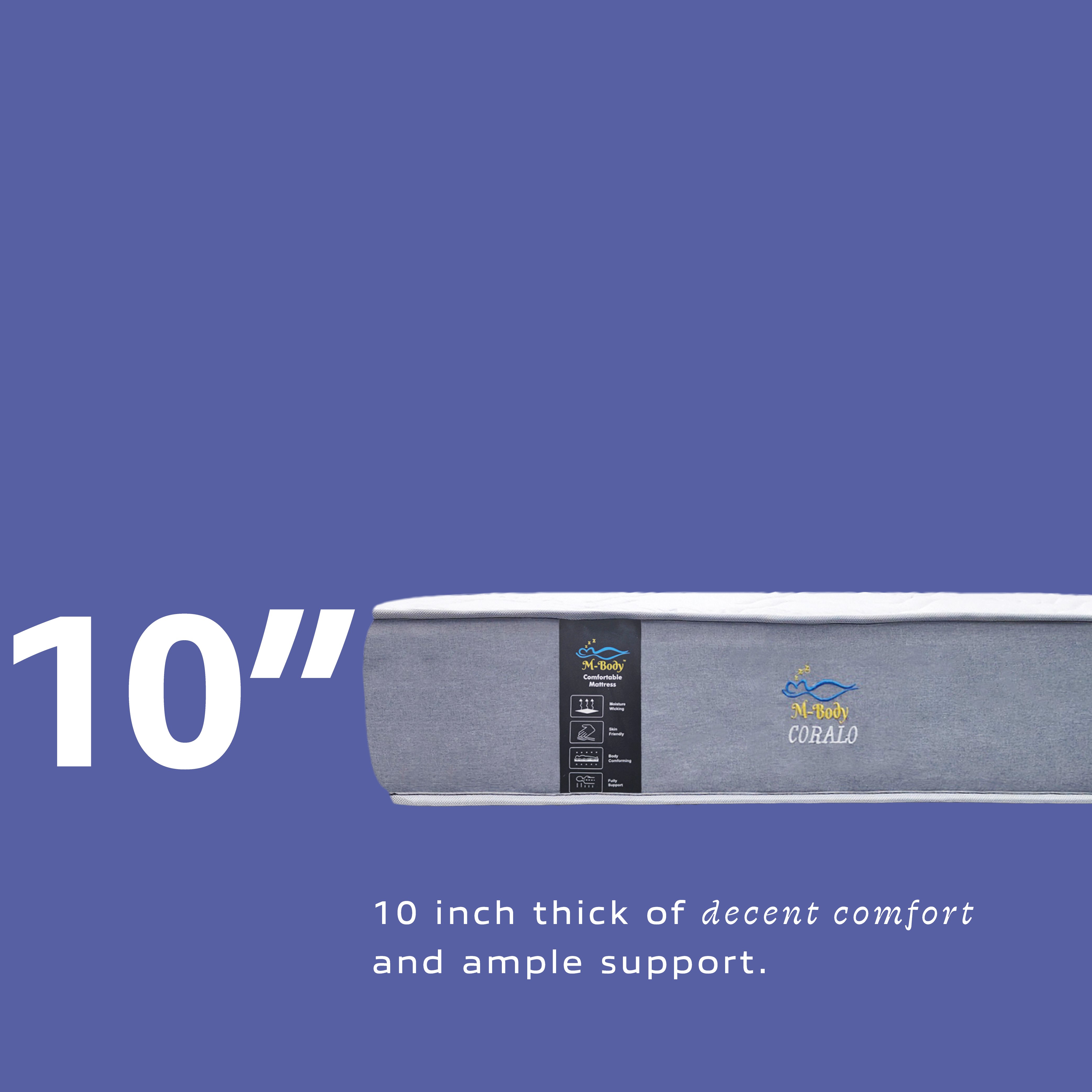 M-BODY CORALO 10" MATTRESS