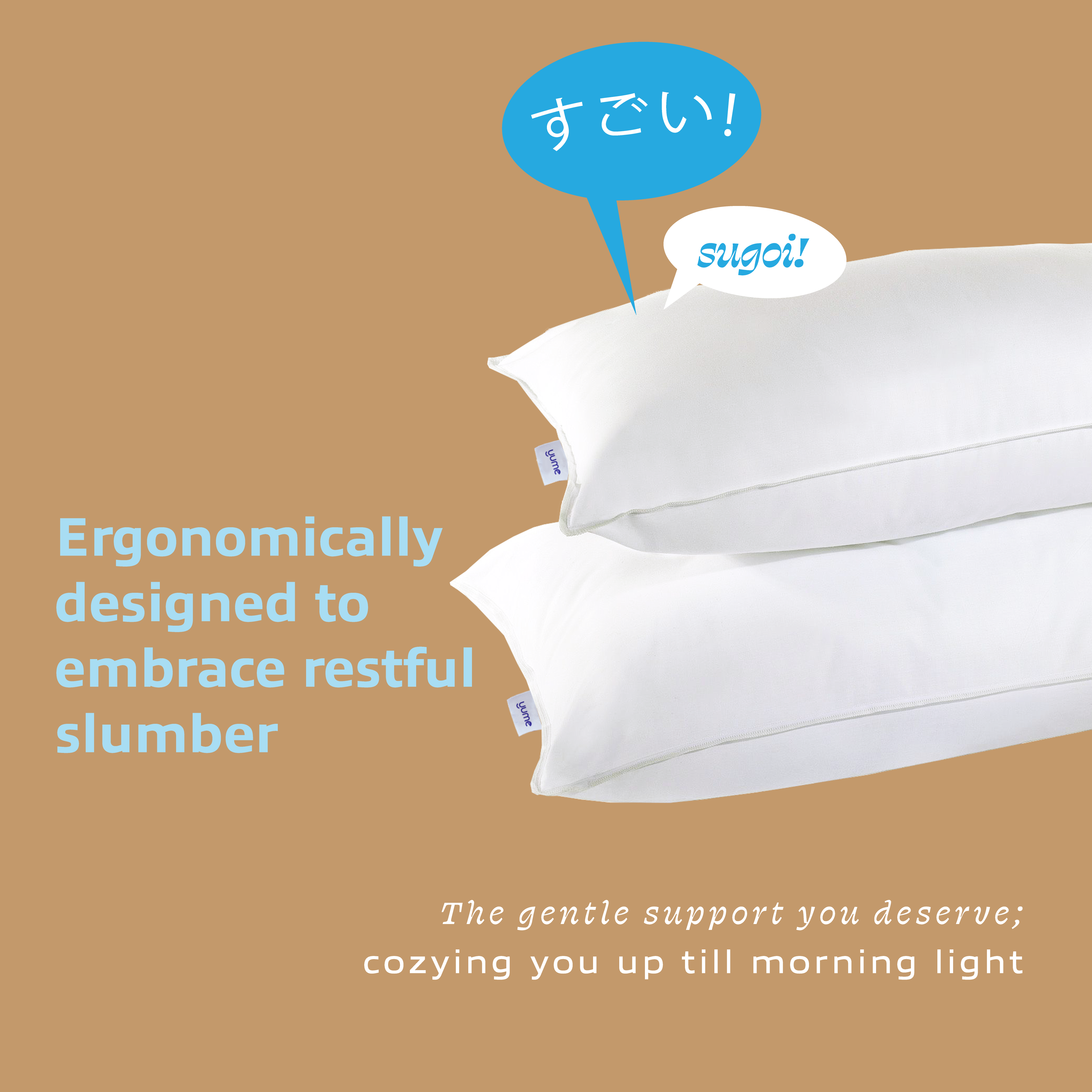 YUME KUMO PORIESUTERU 雲 ポリエステル POLYESTER PILLOW