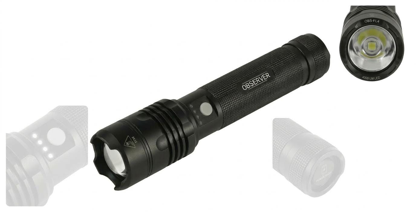 Lampe Torche LED 4000 LM