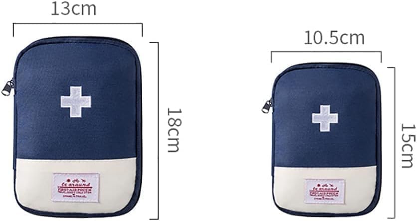 4Pcs Small Empty Travel Mini First Aid Pouch